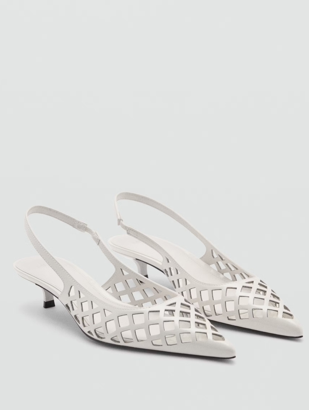 MANGO Die-cut Kitten Shoes